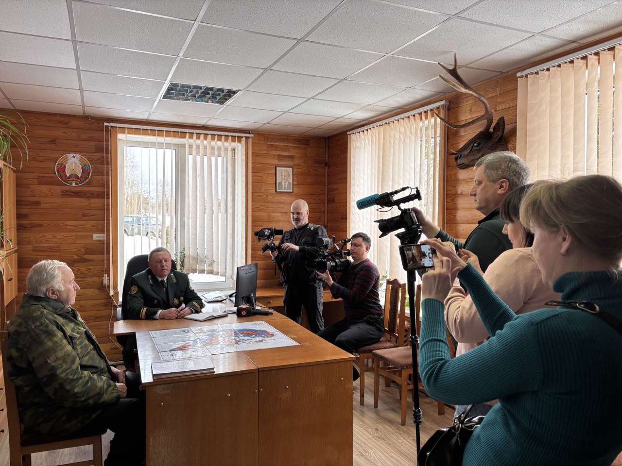 В Ушачском лесхозе проходит пресс- тур 